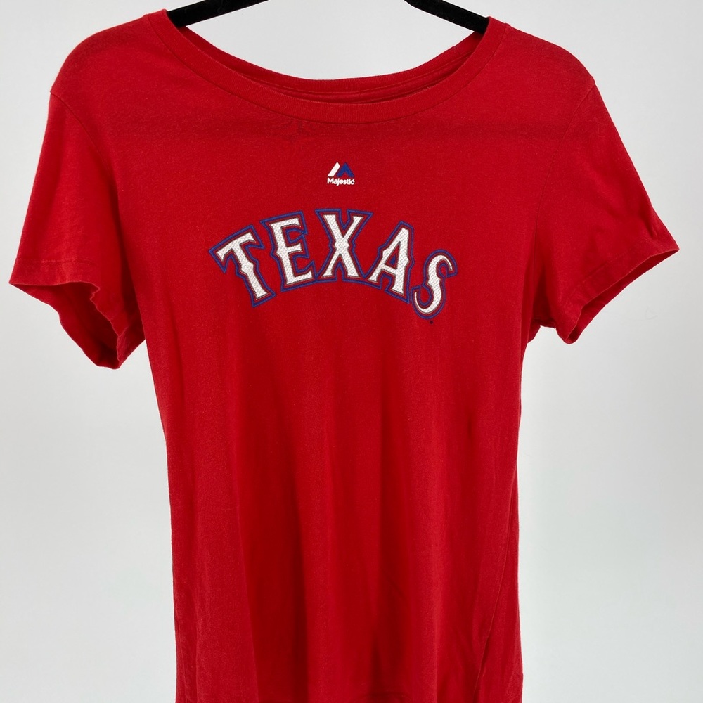 Girls Large Texas Rangers Beltre #29 Red T-Shirt